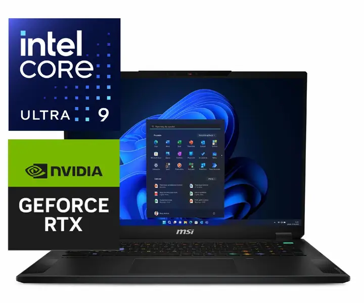 Ігровий ноутбук MSI Stealth 18 HX AI Ultra (Intel Core Ultra 9 275HX / RTX 5070 Ti)